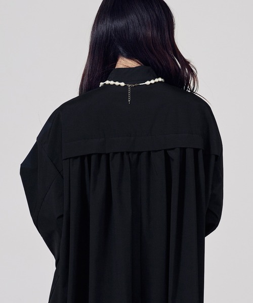 c/est(シーエ)の「c/est/シーエ TINY ロングコート 秋物 秋服 2026年秋冬 冬服(ダウンジャケット/コート・レディース・ブラック・FREE)」の6枚目の写真