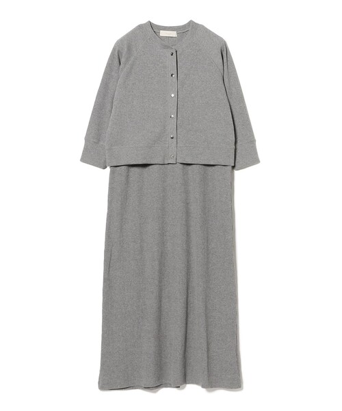 B:MING by BEAMS(ビーミングバイビームス)の「【セットアイテム】カーディガン × ワンピース セットアップ(ワンピース・レディース・ナチュラル/オリーブ/ライトグレー・ONE SIZE)」の7枚目の写真