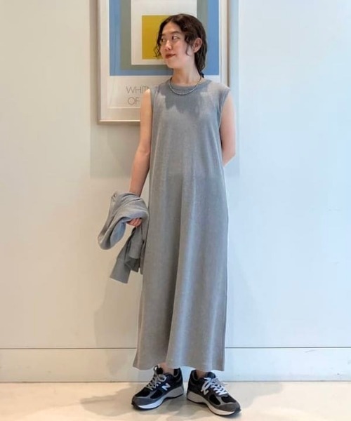 B:MING by BEAMS(ビーミングバイビームス)の「【セットアイテム】カーディガン × ワンピース セットアップ(ワンピース・レディース・ナチュラル/オリーブ/ライトグレー・ONE SIZE)」の2枚目の写真