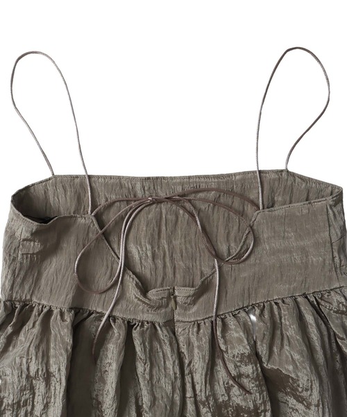 DRESSLAVE（ドレスレイブ）の「B7 / cami blouse(キャミブラウス)（シャツ/ブラウス・レディース・ブラック/カーキ・38）」の4枚目の写真