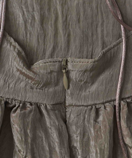 DRESSLAVE（ドレスレイブ）の「B7 / cami blouse(キャミブラウス)（シャツ/ブラウス・レディース・ブラック/カーキ・38）」の5枚目の写真