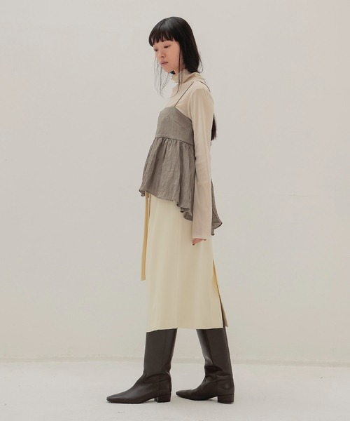 DRESSLAVE（ドレスレイブ）の「B7 / cami blouse(キャミブラウス)（シャツ/ブラウス・レディース・ブラック/カーキ・38）」の15枚目の写真
