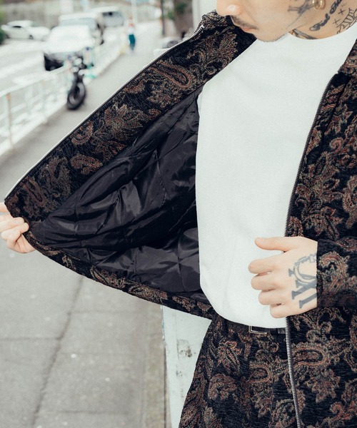 Subciety（サブサエティ）の「Chenille sports jkt（その他アウター・メンズ・ネイビー/ブラック・X-LARGE/LARGE/MEDIUM/SMALL）」の7枚目の写真