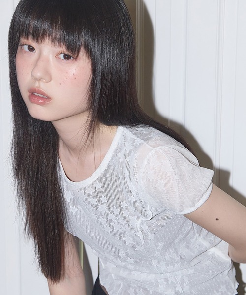 [FANCY CLUB] WAVE PUFF LACE TEE /追跡付 FANCY CLUB】Wave Puff Lace Tee | OUR BRAND,FANCY CLUB