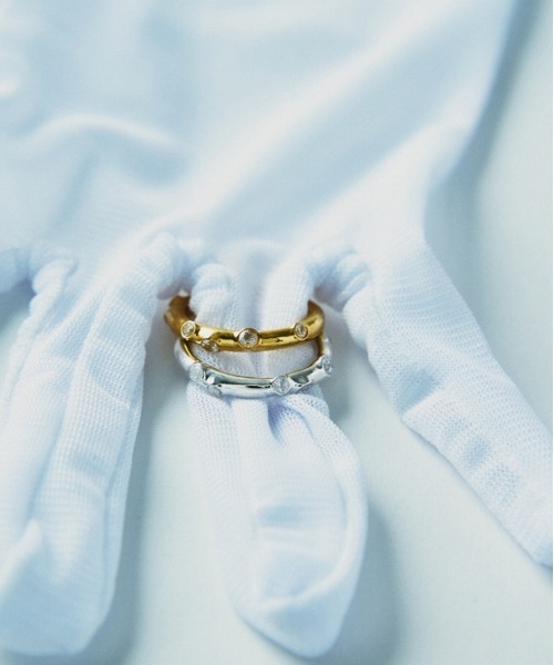 LAPUIS(ラピュイ)の「LAPUIS(ラピュイ) Garden Circle ring(リング・レディース・シルバー/ゴールド・11号/13号)」の1枚目の写真