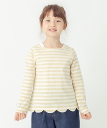 sayuki MACHATT ボーダークロップドロンT(イエロー) sayuki様専用 MACHATT ボーダークロップドロンT(イエロー)の通販