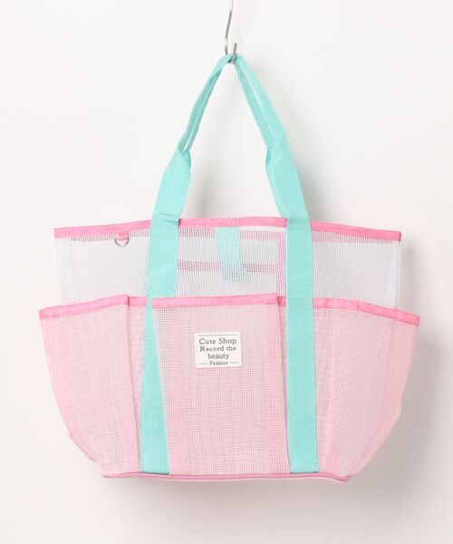 いちこ様／メッシュトートバッグ／pink × gray セール】カラフルメッシュバッグ（トートバッグ）｜Seraph