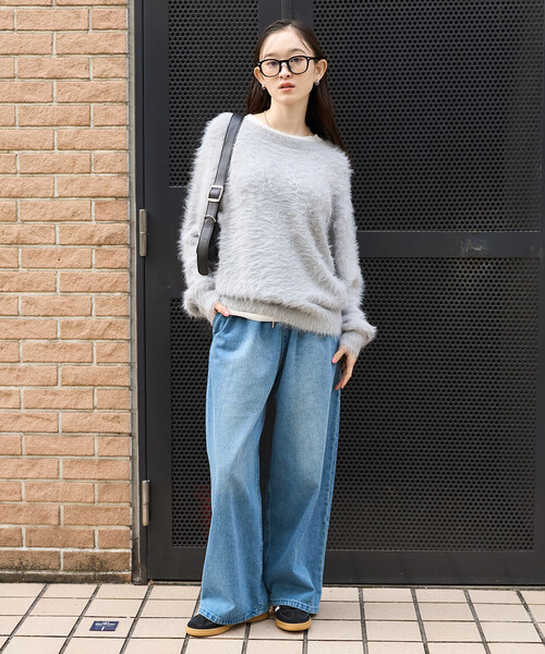 ウォッシュ加工 イージーデニムパンツ FREAK'S STORE/＜低身長サイズあり＞ウォッシュ加工 イージー