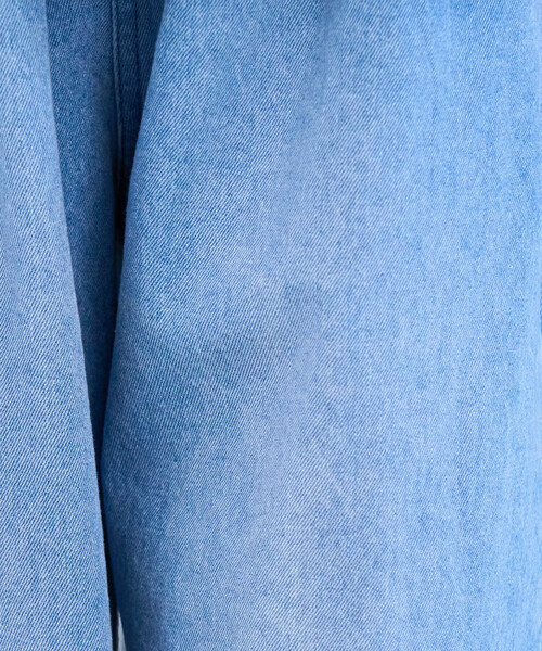 FREAK'S STORE（フリークスストア）の「＜低身長サイズあり＞ウォッシュ加工 イージーデニムパンツ　限定展開カラーあり（デニムパンツ・レディース・ライトブルー/サックスブルー/その他/ブルー/ネイビー・X-SMALL/SMALL/MEDIUM）」の16枚目の写真