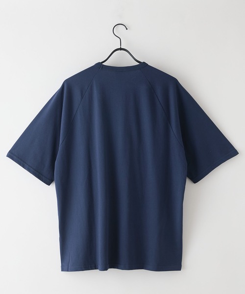 SAVIER(サビアー)の「【SAVIER/サビアー】×【ZERO STAIN/ゼロステイン】コラボ ラグランスリーブ ポケット付 Tシャツ(Tシャツ/カットソー・メンズ・ホワイト/ブラック/ネイビー/アイボリー・MEDIUM/LARGE)」の19枚目の写真