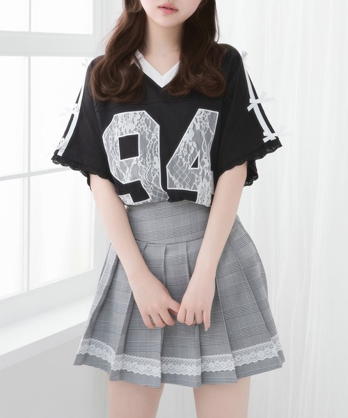 DearMyLoveRose(ディアマイラブローズ)の「ナンバー入りビッグTシャツ【大きいサイズ有り】(Tシャツ/カットソー・レディース・ブラック/ベビーピンク/ホワイト・LL~3L/M-L)」の16枚目の写真