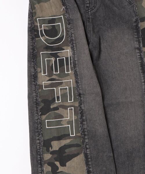 GORGE（ゴージ）の「《メイサイ切替ワイド》サイドラインデニムパンツ／インパクトデザイン（デニムパンツ・レディース・ブルー/ブラック・F）」の13枚目の写真