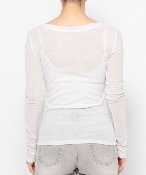 3.3 Field Trip （3.3フィールドトリップ）の「3.3 Field Trip／ロゴスリムロングスリーブ（Tシャツ/カットソー・レディース・ブラック/オフホワイト/ベージュ/ピンク・FREE）」の14枚目の写真