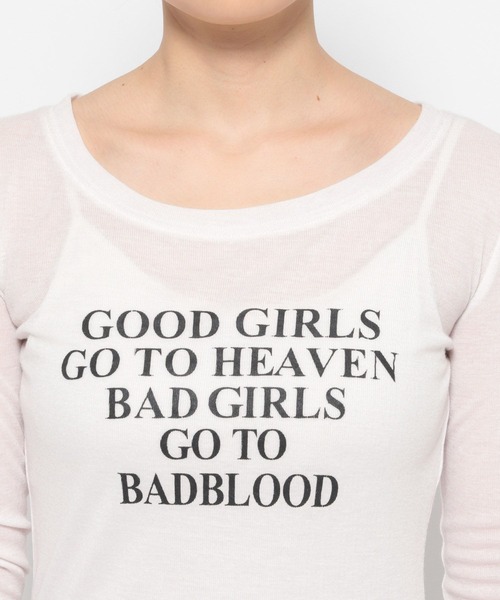 3.3 Field Trip （3.3フィールドトリップ）の「3.3 Field Trip／ロゴスリムロングスリーブ（Tシャツ/カットソー・レディース・ブラック/オフホワイト/ベージュ/ピンク・FREE）」の12枚目の写真