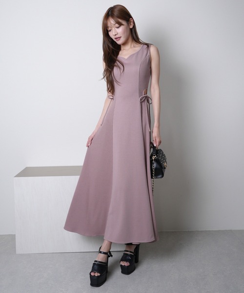 美品✨HOUSE OF LOTUS ロングワンピース　ネイビー　M HOUSE OF LOTUS｜ハウス オブ ロータスのロングワンピース