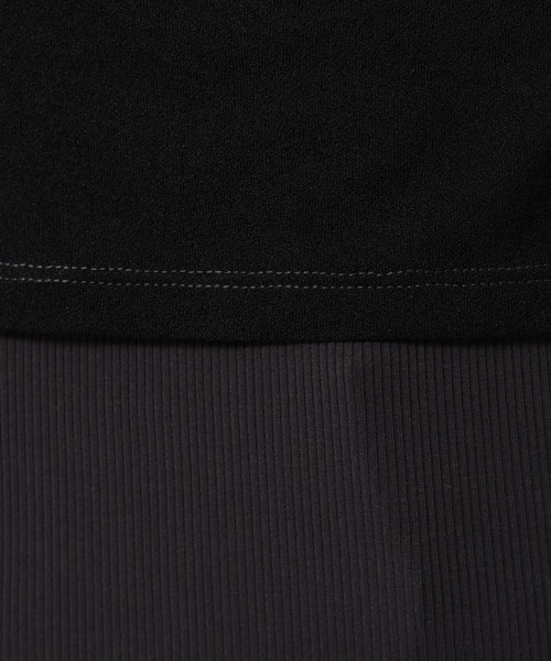 niko and...(ニコアンド)の「シアーフレンチタンクセット(タンクトップ・レディース・オフホワイト/ブラック/イエロー・FREE)」の9枚目の写真