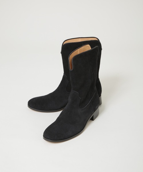 PADRONE（パドローネ）の「PADRONE/別注 WESTERN BOOTS（ブーツ・メンズ・ブラウン/ブラック・40/41/42）」の2枚目の写真