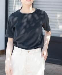 FORK&SPOON ベロアショートスリーブTシャツ