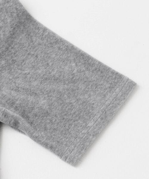 FORK&SPOON(フォークアンドスプーン)の「FORK&SPOON ベロアショートスリーブTシャツ(Tシャツ/カットソー・レディース・グリーン/チャコールグレー/グレー系その他・1)」の11枚目の写真