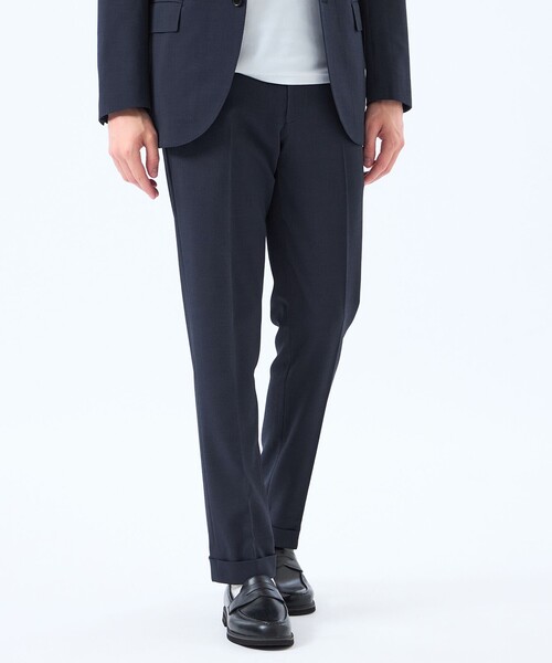 MACKINTOSH PHILOSOPHY（ﾏｯｷﾝﾄｯｼｭ ﾌｨﾛｿﾌｨｰ）の「トロッター トラウザーズ#121 ストレッチワッシャー（スラックス・メンズ・ブラック/ダークネイビー/グレー系その他2・36/40/38/44/42）」の3枚目の写真