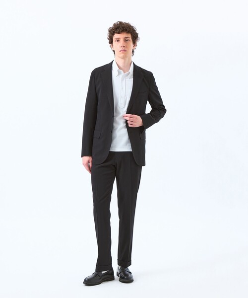 MACKINTOSH PHILOSOPHY（ﾏｯｷﾝﾄｯｼｭ ﾌｨﾛｿﾌｨｰ）の「トロッター トラウザーズ#121 ストレッチワッシャー（スラックス・メンズ・ブラック/ダークネイビー/グレー系その他2・36/40/38/44/42）」の15枚目の写真