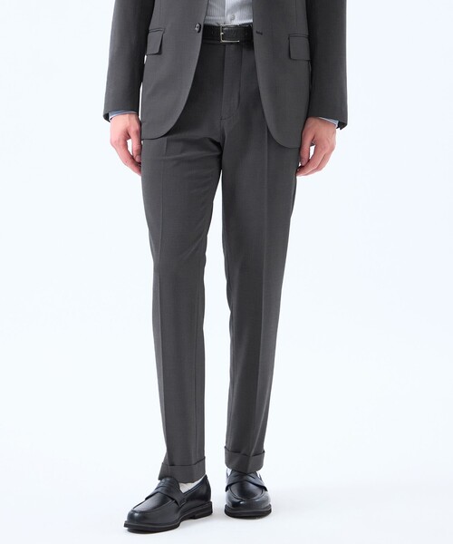 MACKINTOSH PHILOSOPHY（ﾏｯｷﾝﾄｯｼｭ ﾌｨﾛｿﾌｨｰ）の「トロッター トラウザーズ#121 ストレッチワッシャー（スラックス・メンズ・ブラック/ダークネイビー/グレー系その他2・36/40/38/44/42）」の4枚目の写真