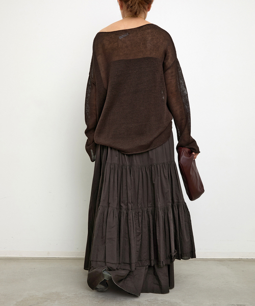 Deuxieme Classe（ドゥーズィエムクラス）の「*Dramatic Wrap スカート（スカート・レディース・ブラック/ブラウン・36/38）」の19枚目の写真