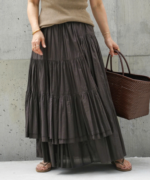 Deuxieme Classe（ドゥーズィエムクラス）の「*Dramatic Wrap スカート（スカート・レディース・ブラック/ブラウン・36/38）」の17枚目の写真