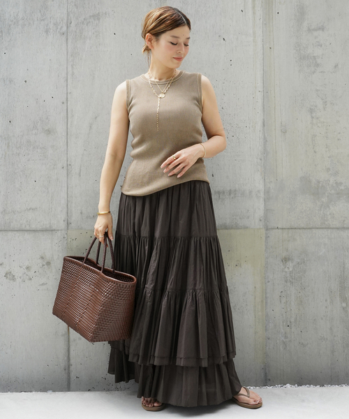 Deuxieme Classe（ドゥーズィエムクラス）の「*Dramatic Wrap スカート（スカート・レディース・ブラック/ブラウン・36/38）」の15枚目の写真