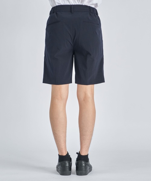 THE TOKYO(ザトウキョウ)の「【THE TOKYO/ザトウキョウ】着た方が涼しい Pintucrease Short Pants(スラックス・メンズ・ブラック/ダークネイビー・44/46/48)」の17枚目の写真