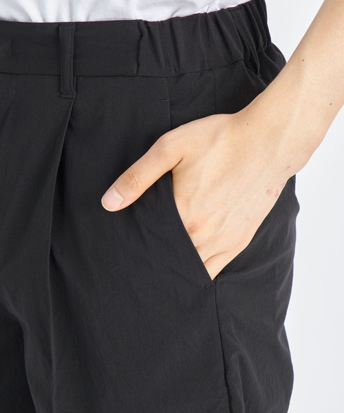 THE TOKYO(ザトウキョウ)の「【THE TOKYO/ザトウキョウ】着た方が涼しい Pintucrease Short Pants(スラックス・メンズ・ブラック/ダークネイビー・44/46/48)」の12枚目の写真