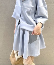 【WEB・一部店舗限定カラー】ポンチフレアミニスカート