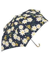 レディースの折りたたみ傘（ブルー・ネイビー/青色系・花柄