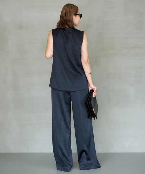Minimal Satin パンツ（スラックス）｜Deuxieme Classe
