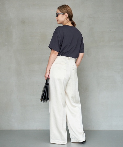 Minimal Satin パンツ（スラックス）｜Deuxieme Classe