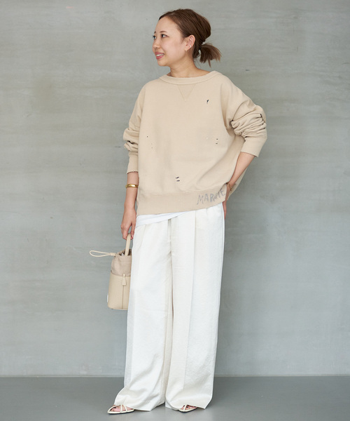 Minimal Satin パンツ（スラックス）｜Deuxieme Classe