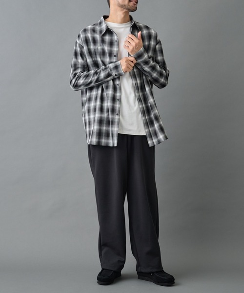 COLONY 2139（コロニートゥーワンスリーナイン）の「TCポンチドロストパンツ（スウェットパンツ・メンズ・ブラック/グレー・MEDIUM/LARGE）」の10枚目の写真