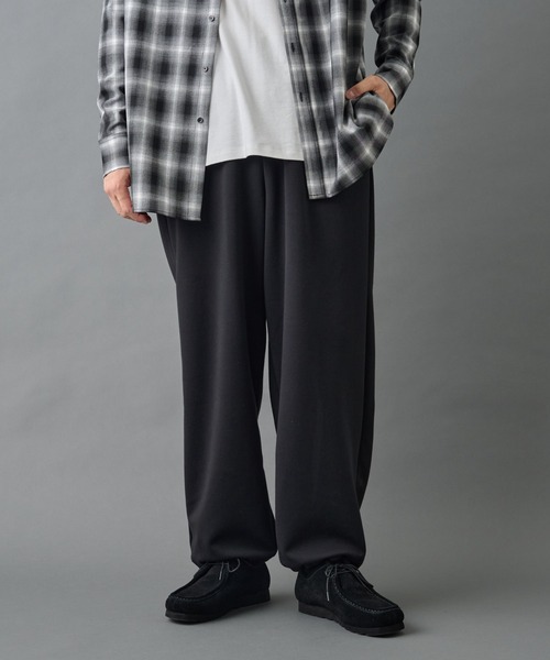 COLONY 2139（コロニートゥーワンスリーナイン）の「TCポンチドロストパンツ（スウェットパンツ・メンズ・ブラック/グレー・MEDIUM/LARGE）」の3枚目の写真