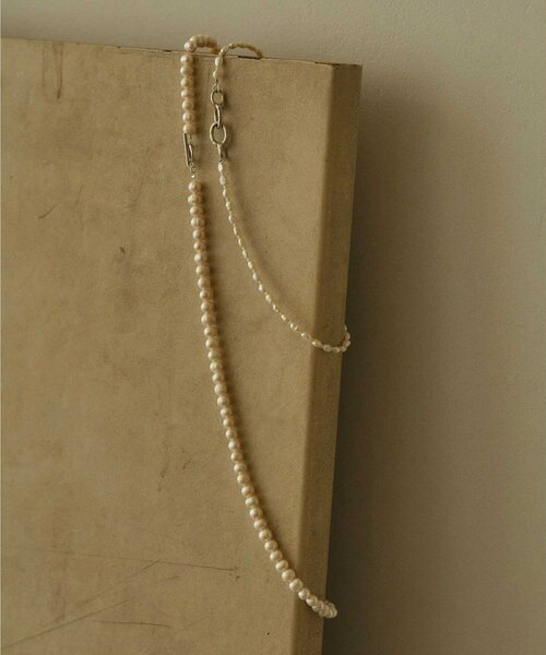 GALLARDAGALANTE（ガリャルダガランテ）の「【25th記念アイテム】【2.718】セットアレンジネックレス（リング・レディース・ブラック/ホワイト・FREE）」の2枚目の写真