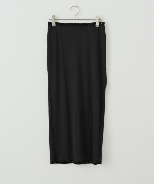 セール】【SIMONE WILD/シモーネ ワイルド】STUD VELVET LOW-WAIST