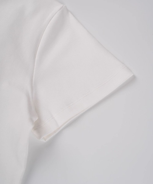 .KOM（ドットコム）の「A'GEM/9 × .kom 『.KOM/ドットケーオーエム』 背中レース 羽半袖Tシャツ（Tシャツ/カットソー・レディース・ホワイト/ブラック・FREE）」の22枚目の写真