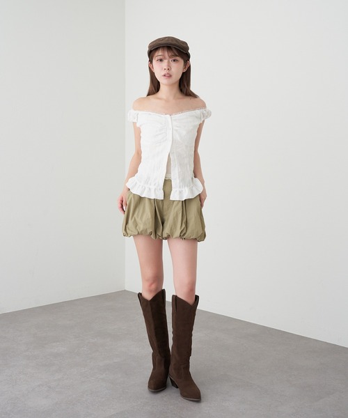 RAY CASSIN（レイカズン）の「ウエスタンブーツ（ブーツ・レディース・ブラック/ダークブラウン・S/L/M）」の8枚目の写真