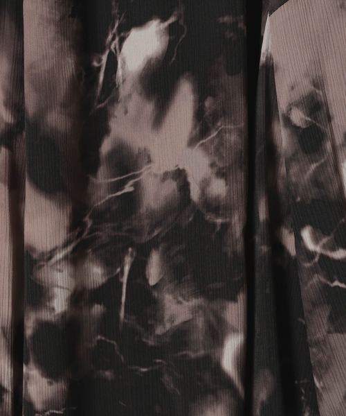 JEANASIS（ジーナシス）の「ペイントタッチフレアスカート/592868（スカート・レディース・ブルー系その他/グレー系その他/ホワイト/ブラック・FREE/SMALL）」の8枚目の写真