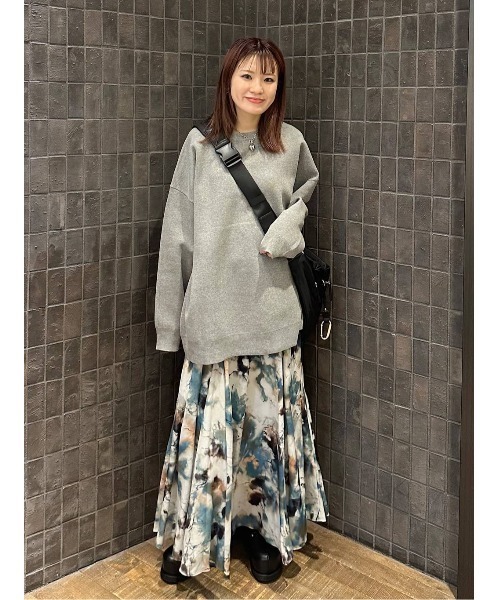 ペイントタッチ　フレアスカート JEANASIS｜ペイントタッチフレアスカート | Rakuten Fashion(楽天