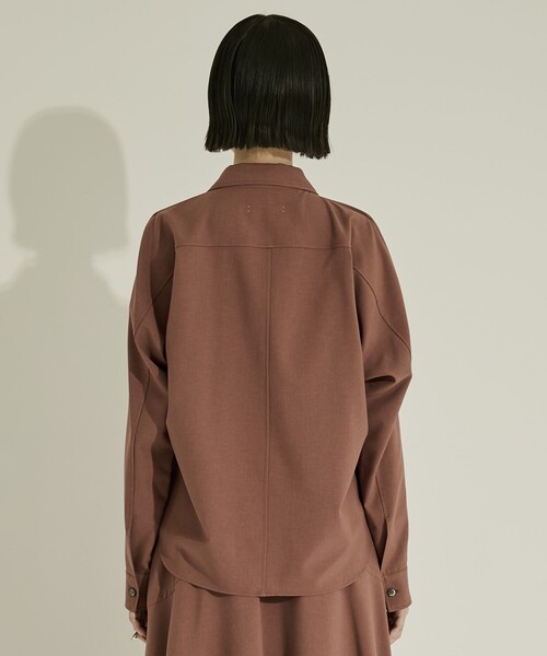 AKANE UTSUNOMIYA（アカネウツノミヤ）の「【AKANE UTSUNOMIYA/アカネウツノミヤ】《STUDIOUS別注》WAO-FB49-2009/肩開きブラウス/秋服（シャツ/ブラウス・レディース・ブラウン/ブルー/ブラック・36）」の19枚目の写真