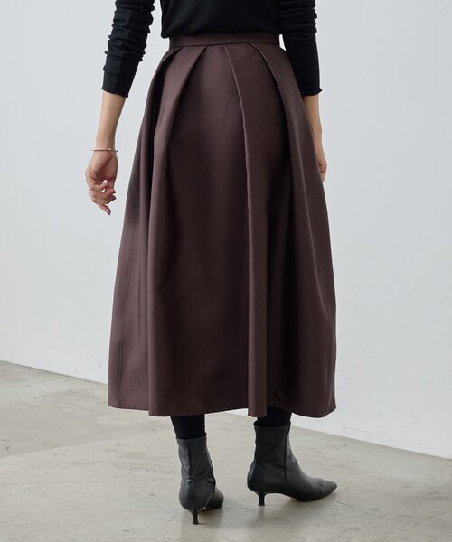 BEARDSLEY（ビアズリー）の「《15 quinze》リバーシブルサテンスカート（スカート・レディース・ブラウン・FREE）」の7枚目の写真