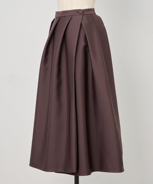 BEARDSLEY（ビアズリー）の「《15 quinze》リバーシブルサテンスカート（スカート・レディース・ブラウン・FREE）」の22枚目の写真