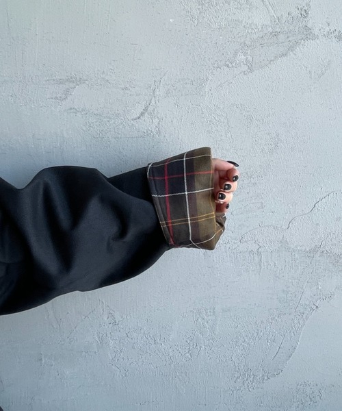 Barbour（バブアー）の「[Barbour/バブアー] 別注 中綿入り TRANSPORT コーデュラデニム トランスポートジャケット（その他アウター・レディース・インディゴブルー/ブラック・34/36/38/40/42）」の19枚目の写真