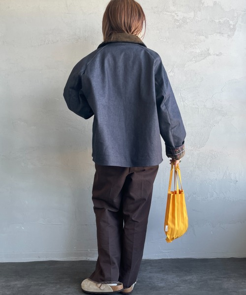 Barbour バブアー 別注 デニムトランスポート 38 Barbour/バブアー] 別注 中綿入り TRANSPORT コーデュラデニム