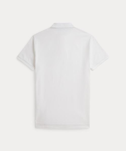 【タグ付き新品】ポロラルフローレン スリムフィットポロシャツＳ白 正規品 未開封 タグ付き新品】ポロラルフローレン スリムフィットポロシャツS